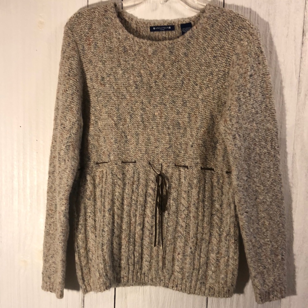 Architect crew neck pull over sweater
